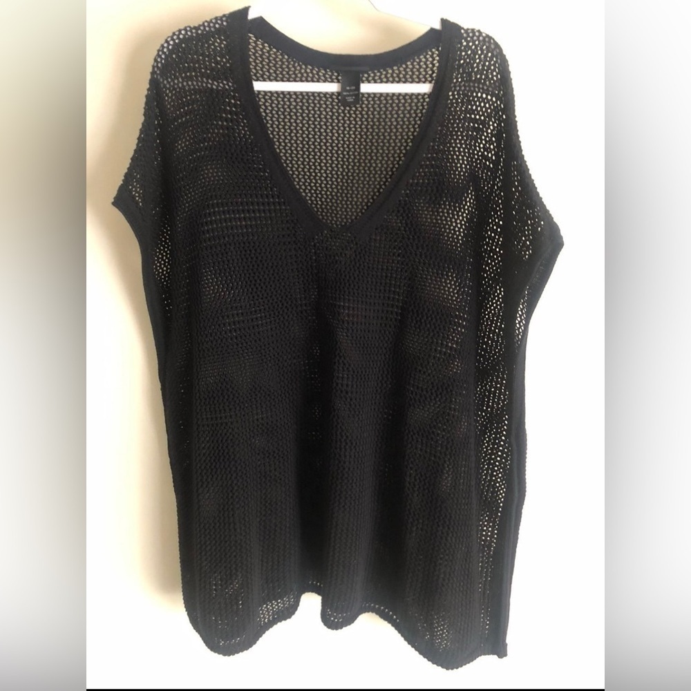 Lane Bryant women’s Crochet Top Beach Cover sz 14-20